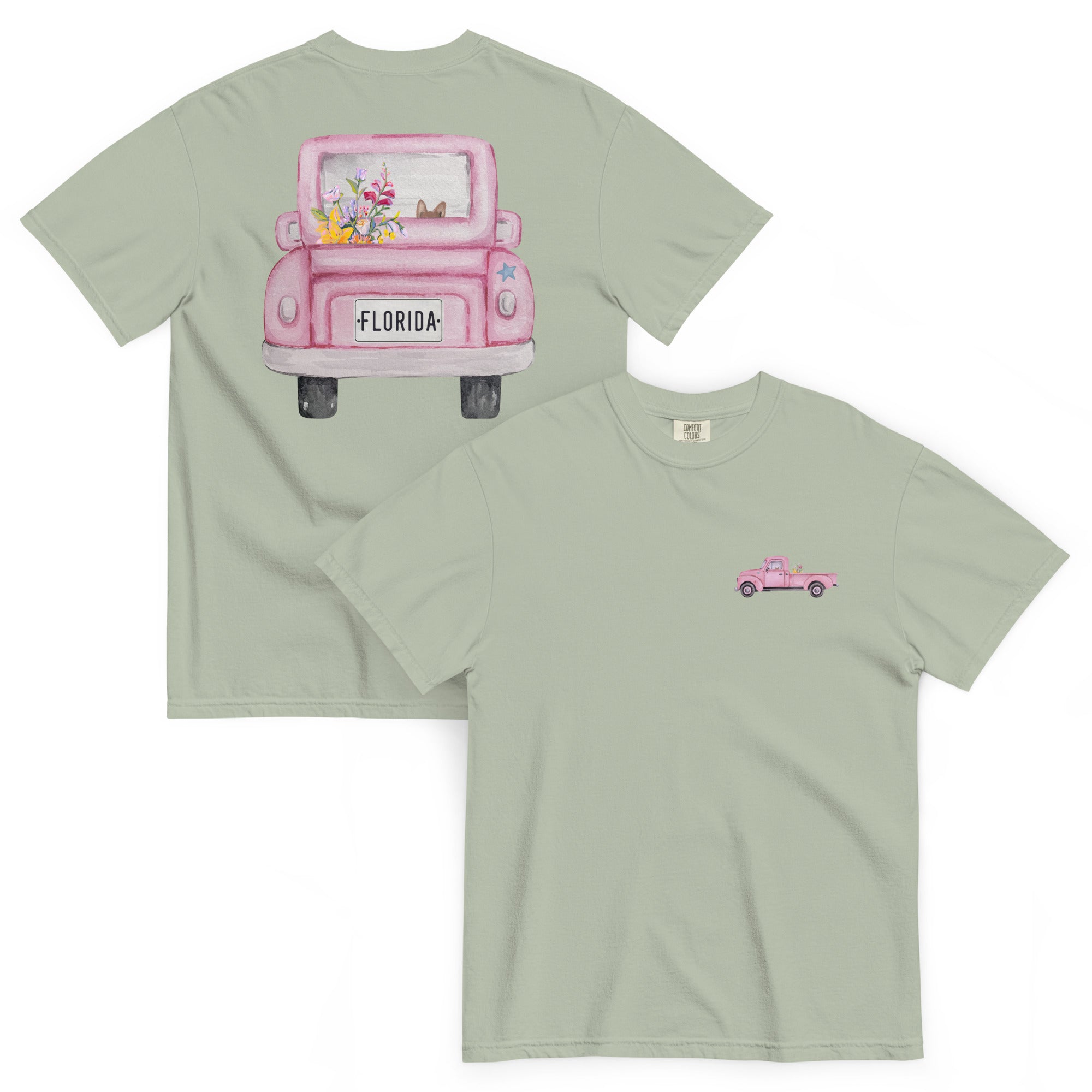 Pink Truck Florida Tee