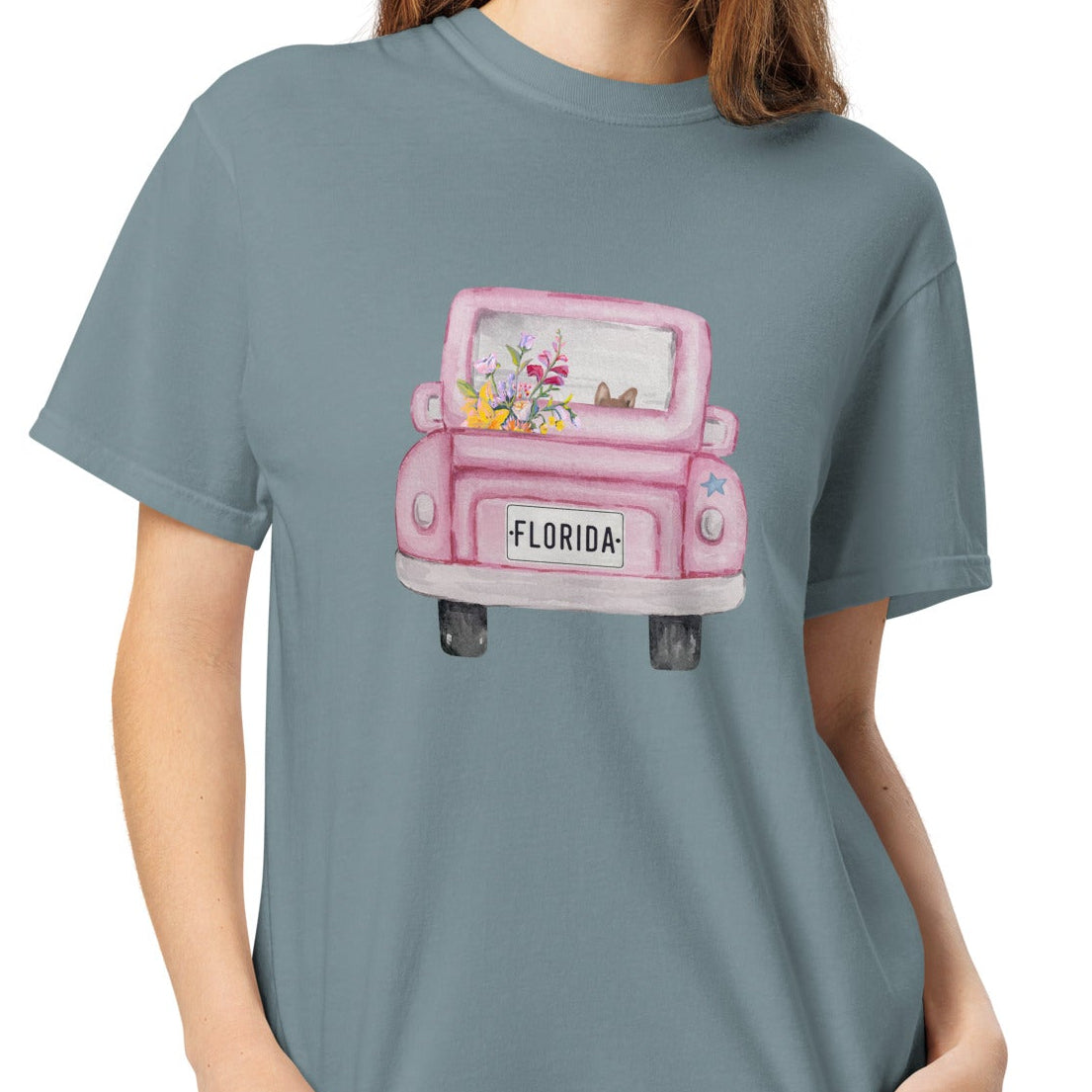 Pink Truck Florida Tee