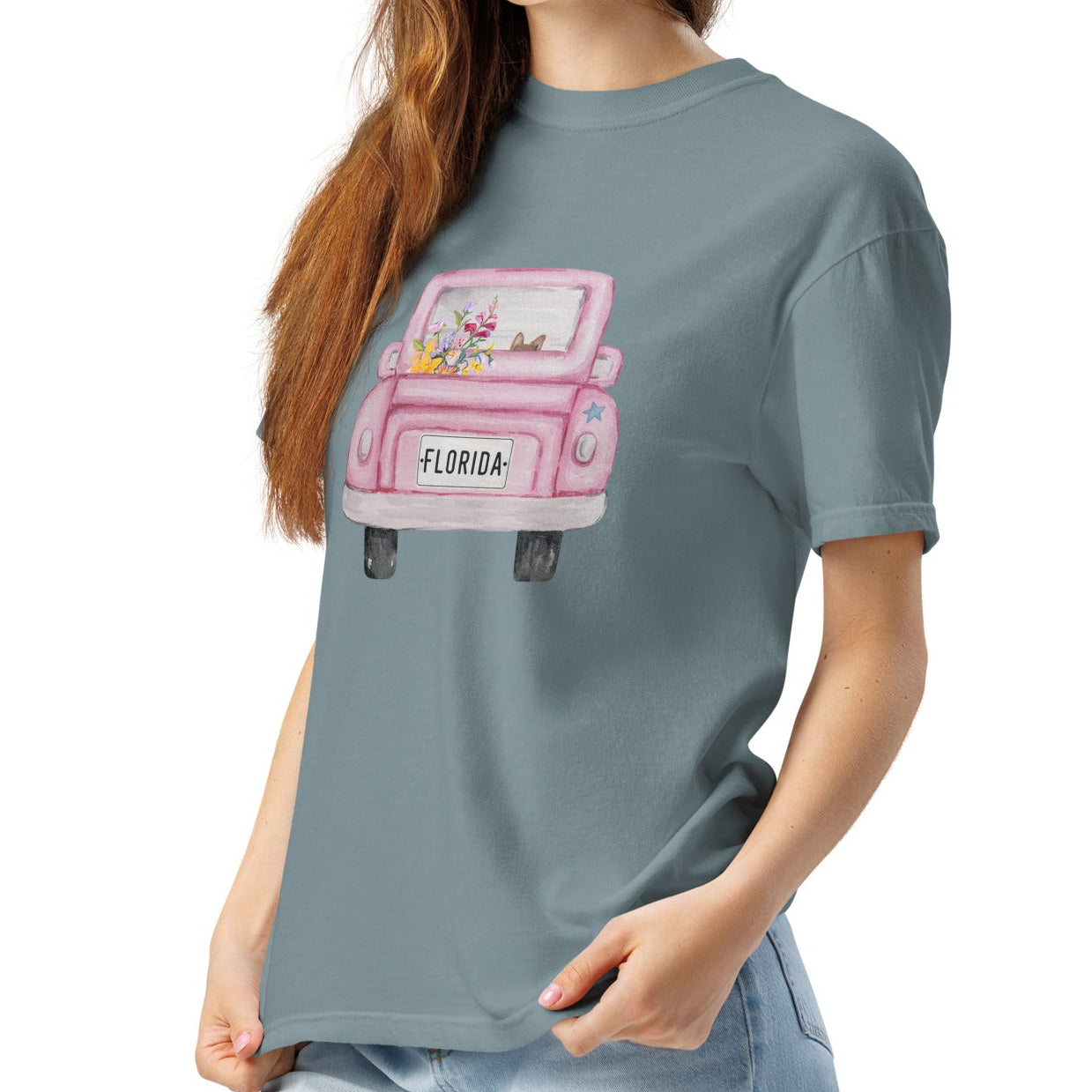 Pink Truck Florida Tee