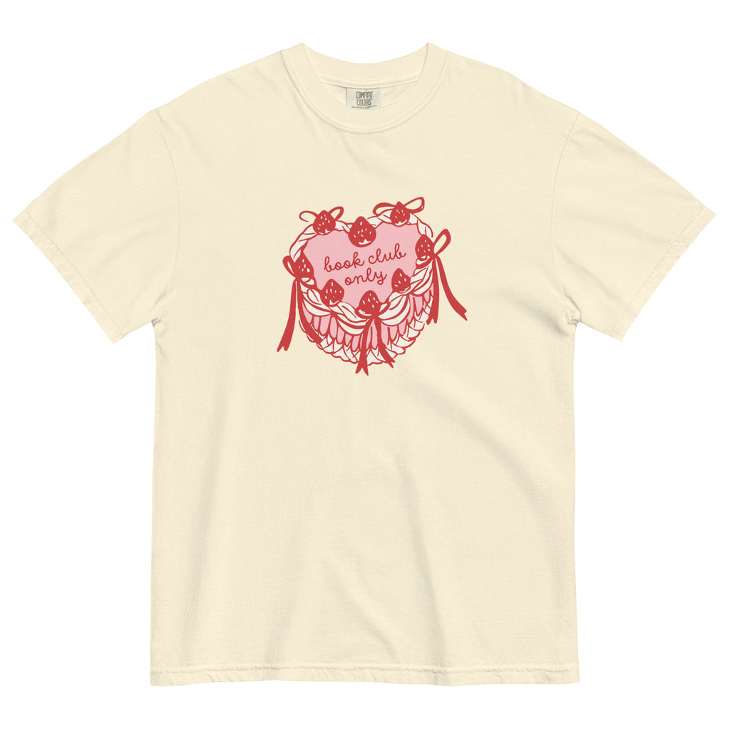 Book Club Only Cake Tee