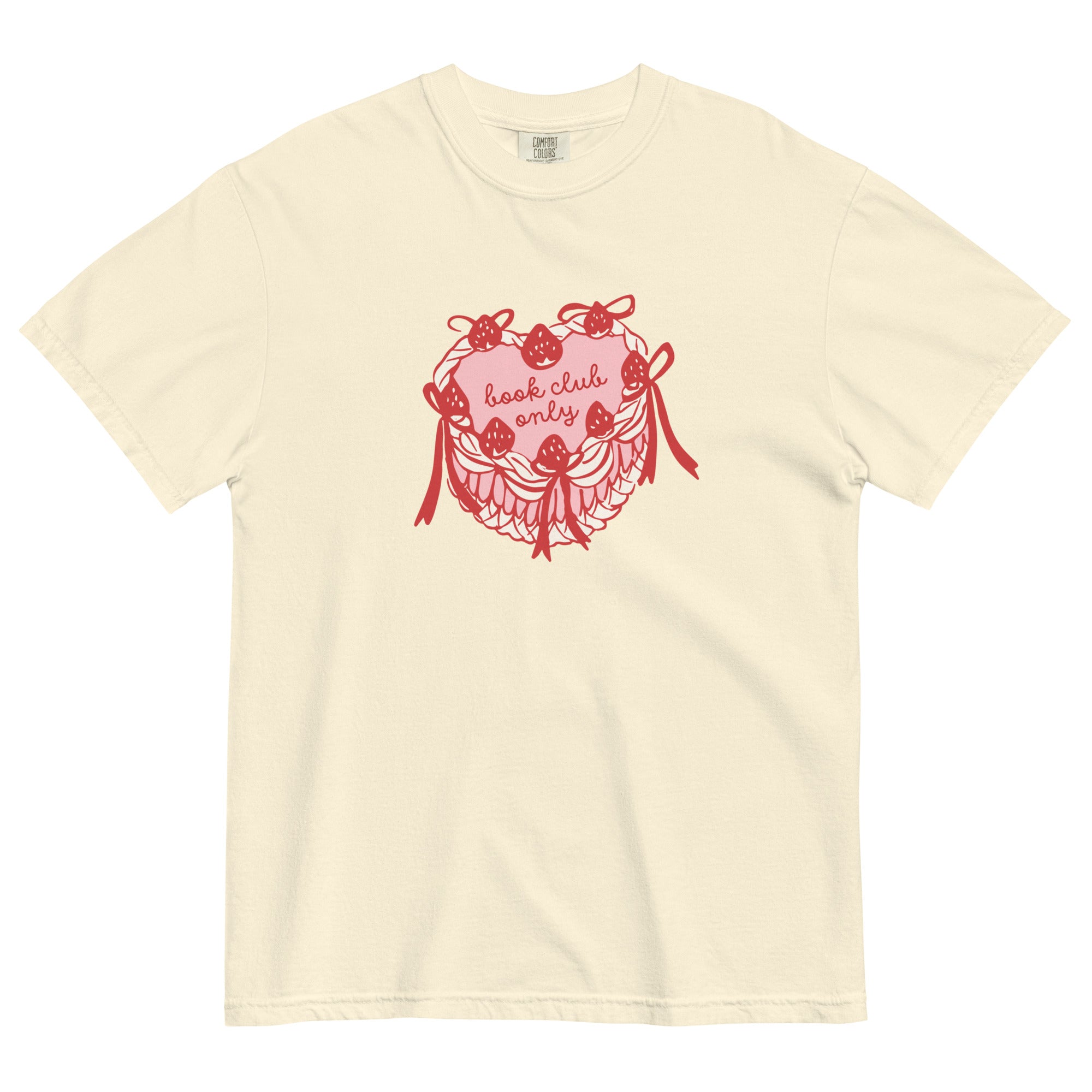 Book Club Only Cake Tee