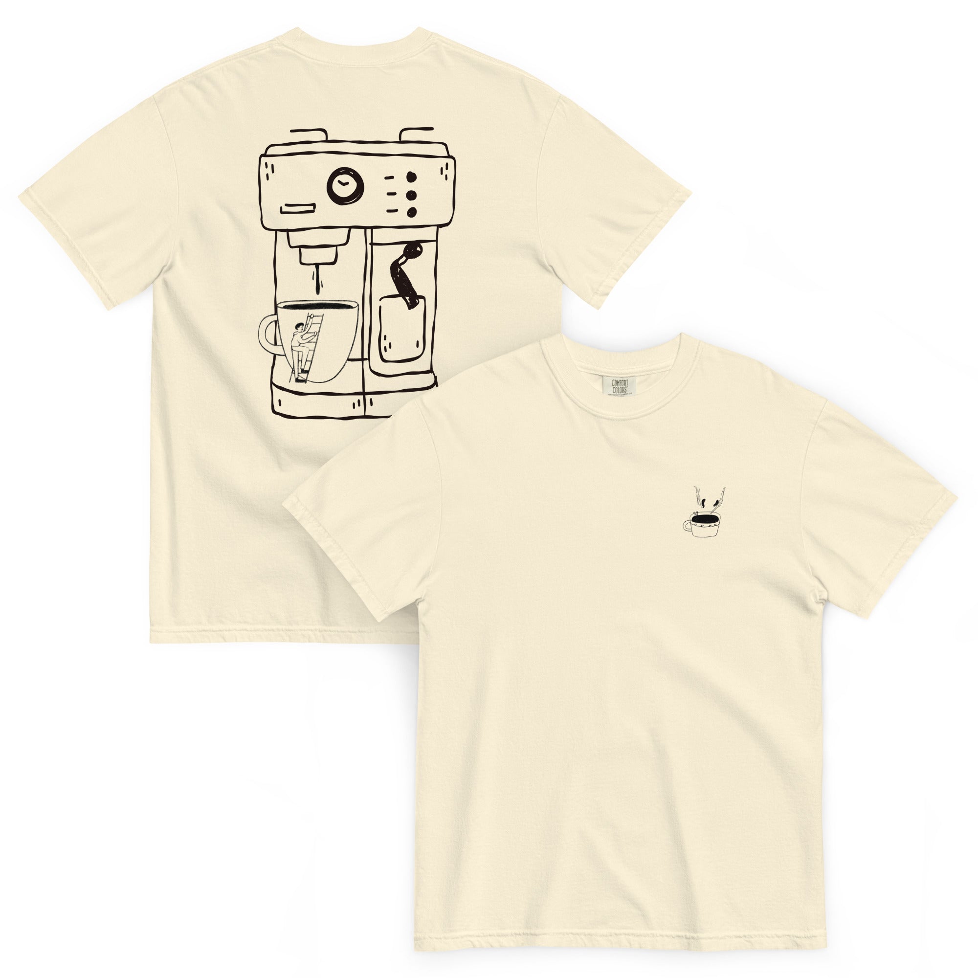 Espresso Machine Doodle Tee
