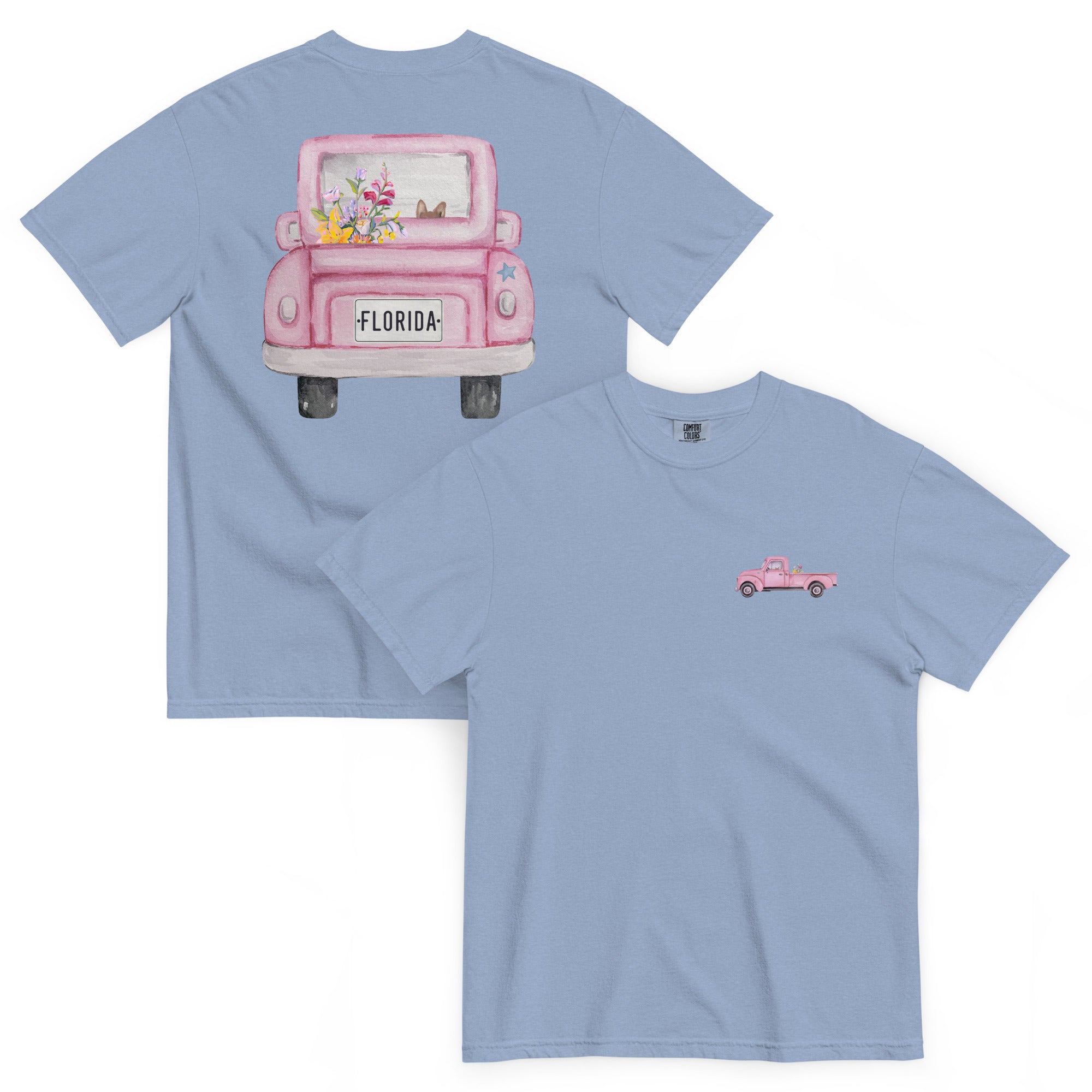 Pink Truck Florida Tee