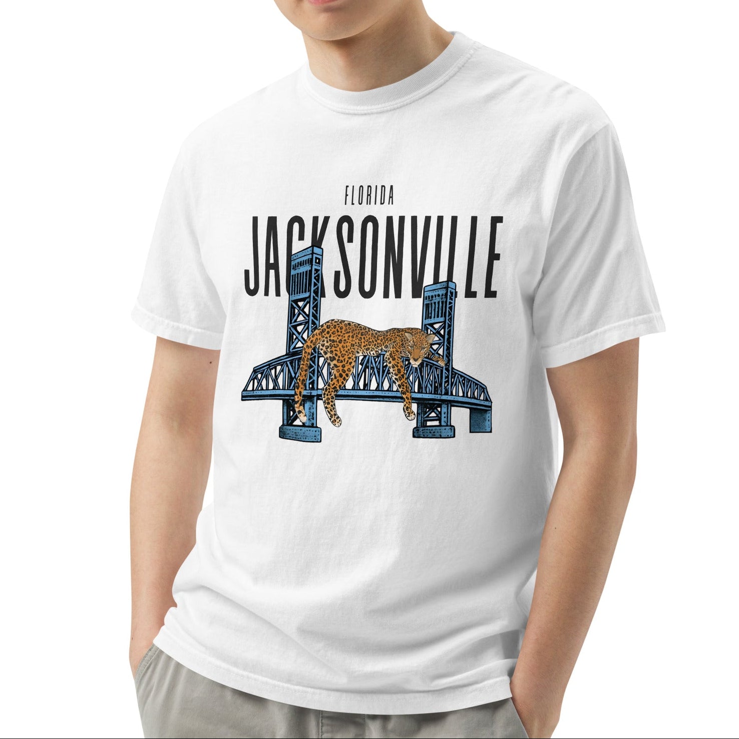 Jacksonville Bridge Jaguar Tee