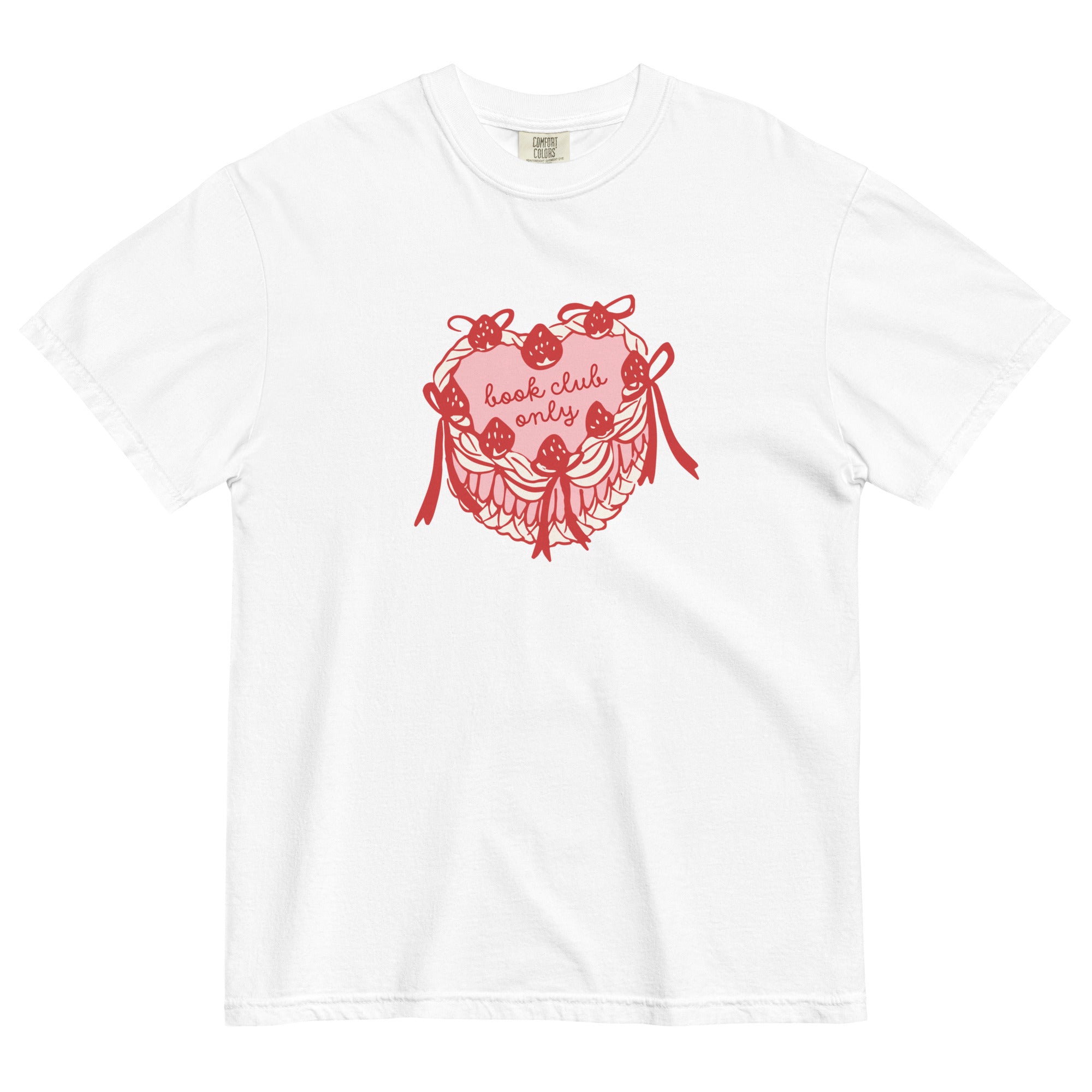 Book Club Only Cake Tee