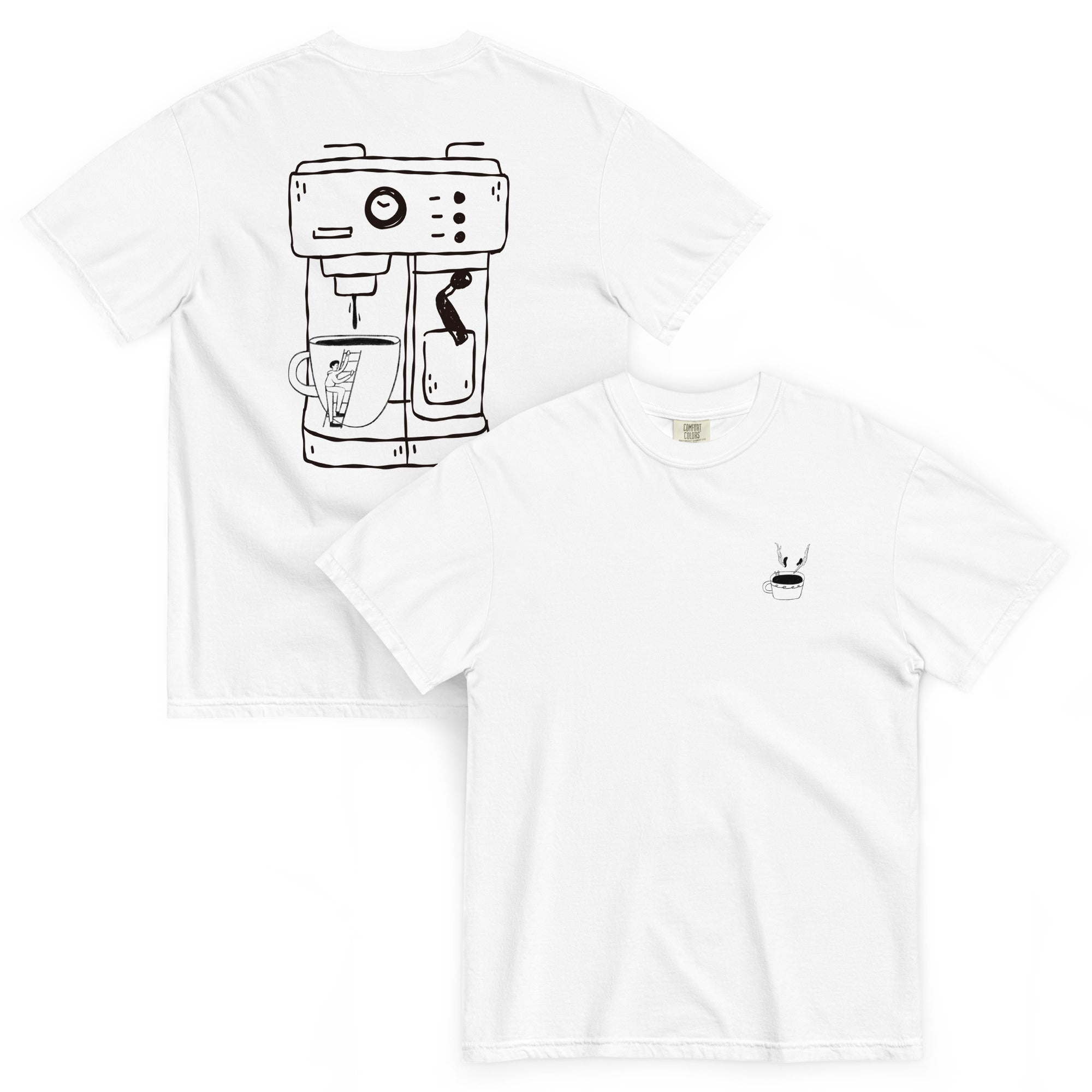 Espresso Machine Doodle Tee