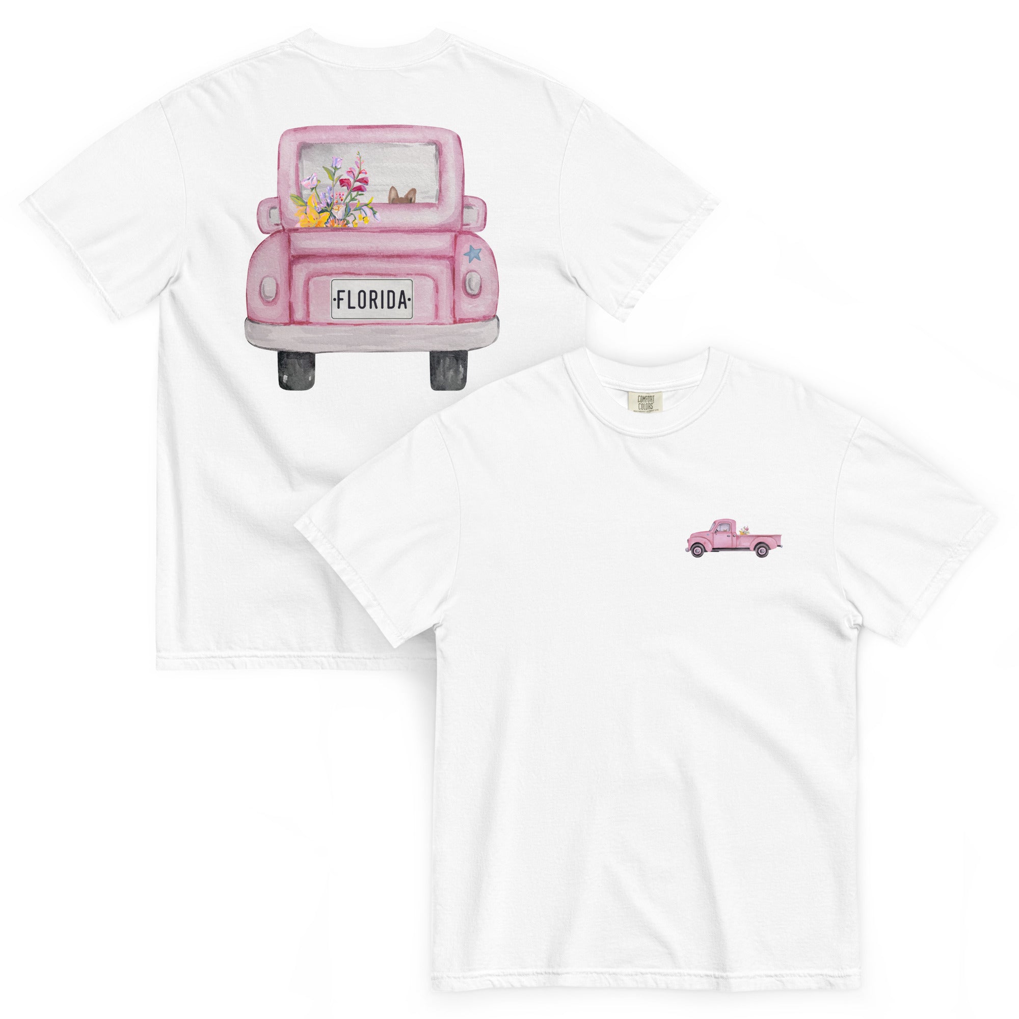 Pink Truck Florida Tee