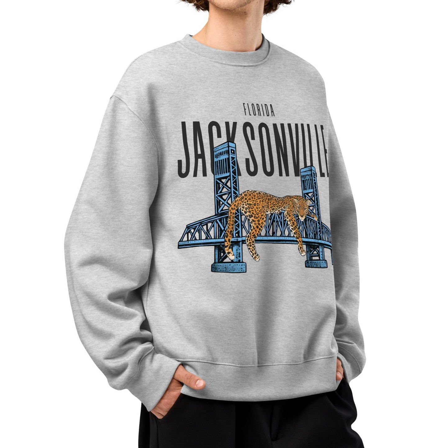 Jacksonville Bridge Jaguar Crewneck