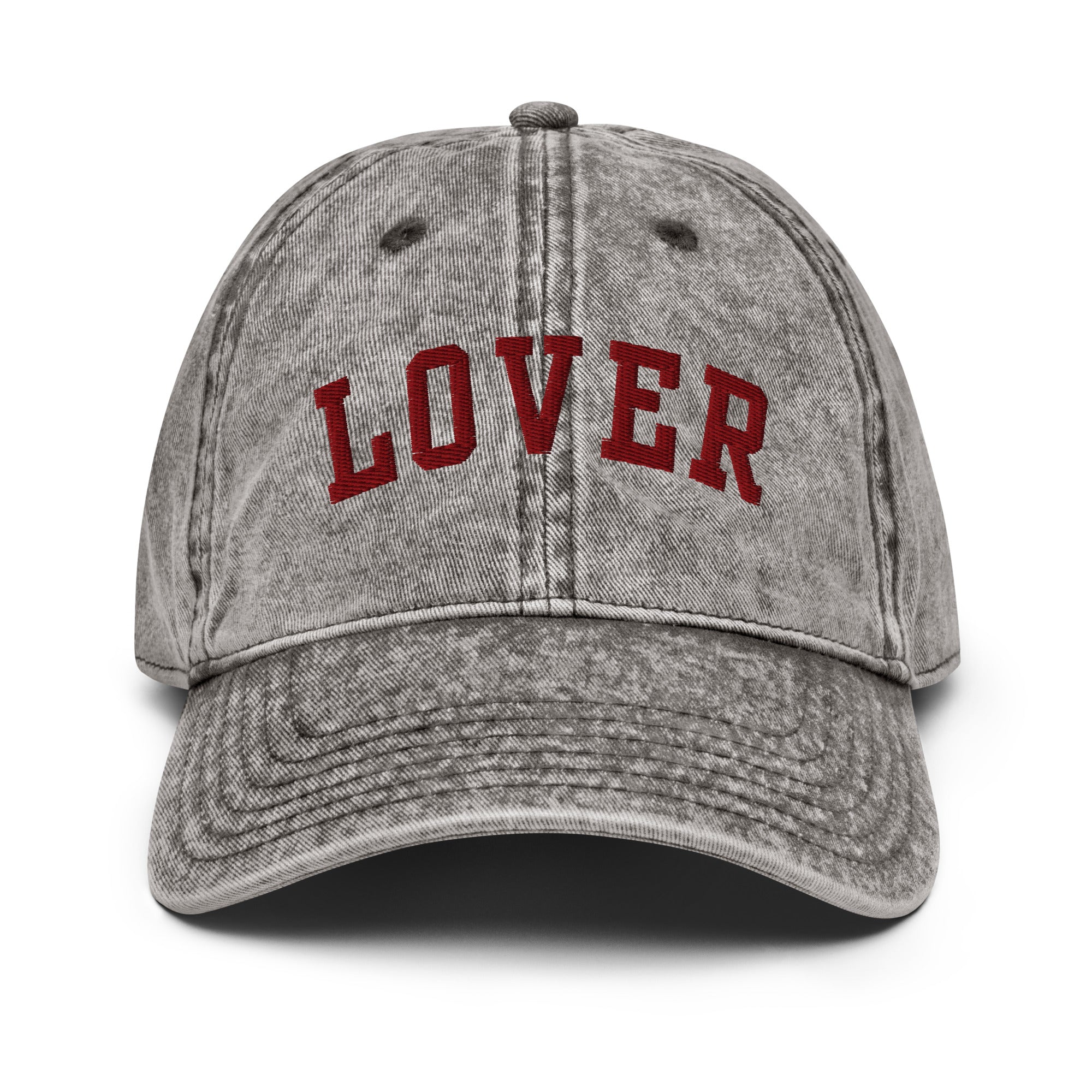 Lover Embroidered Vintage Cap
