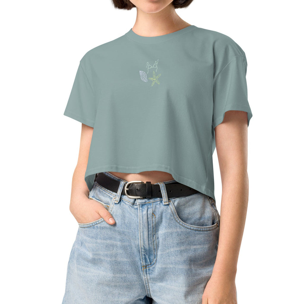 Summer Doodles Cropped Tee