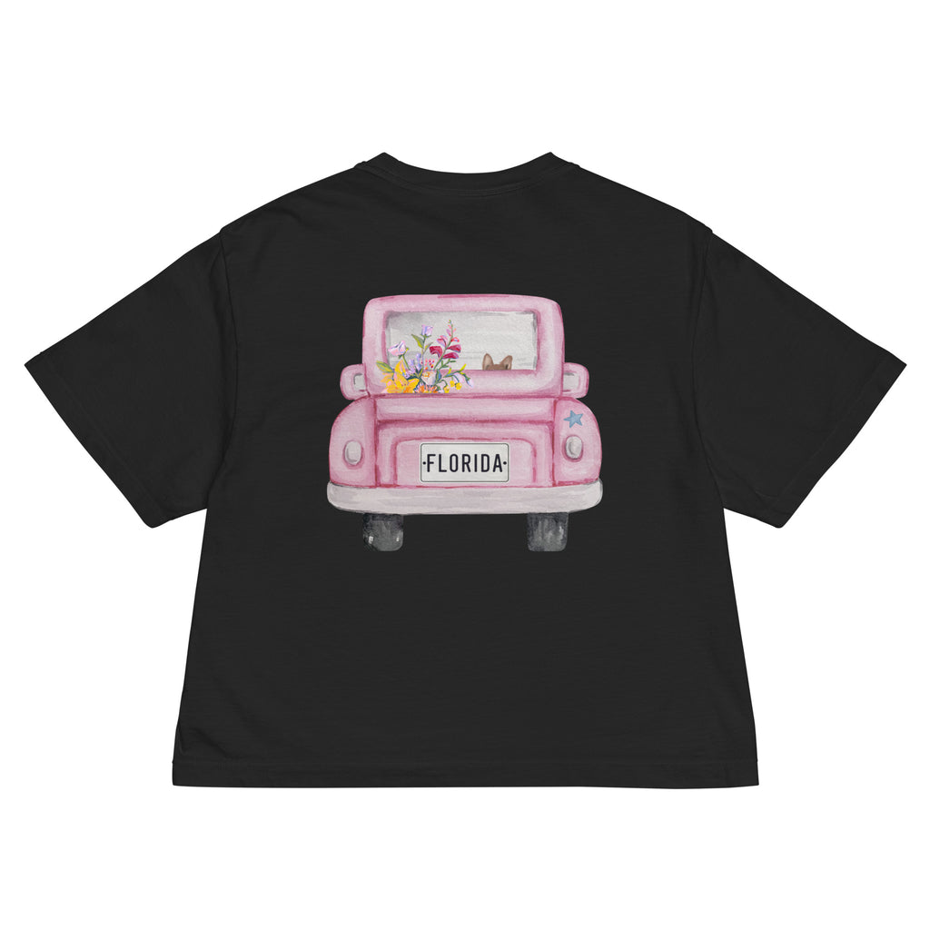 Florida Pink Truck Boxy Tee