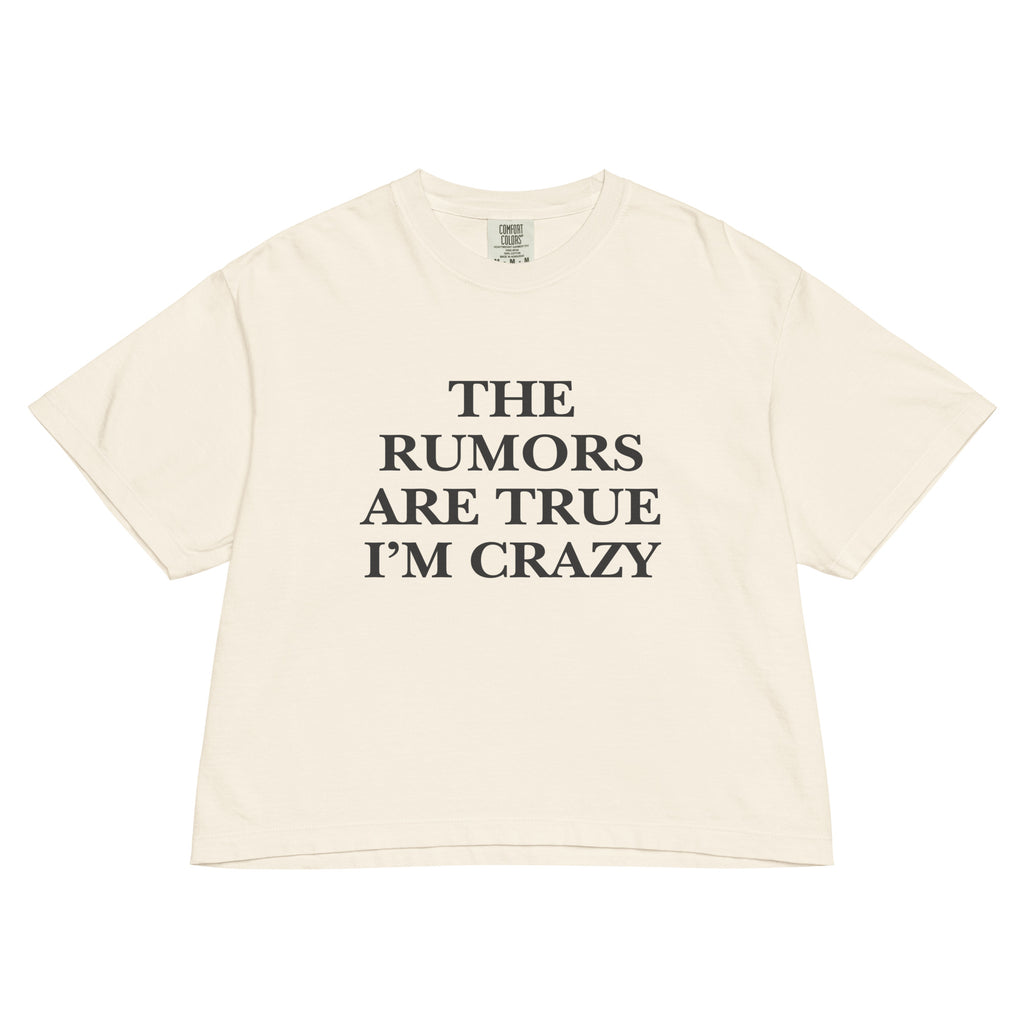 The Rumors Are True Cropped Tee