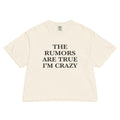 The Rumors Are True Cropped Tee