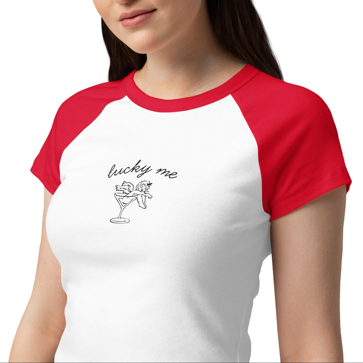 Lucky Me Angel Baby Tee